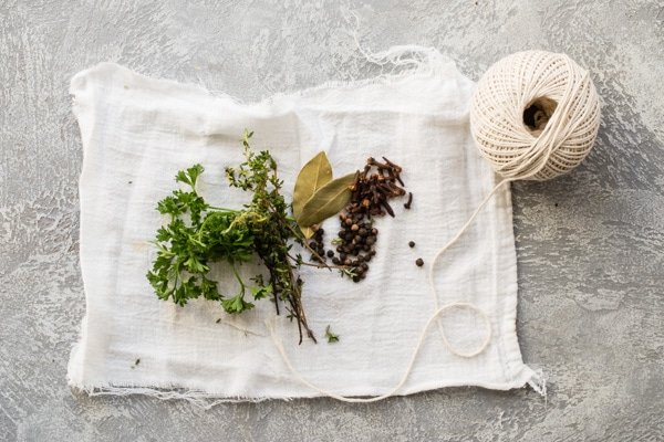 making herb sachets