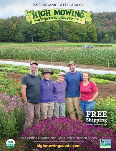 high mowing seed catalogs front page image