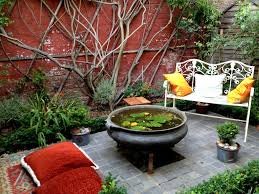 small patio garden